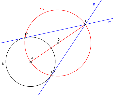 Tangenten von P